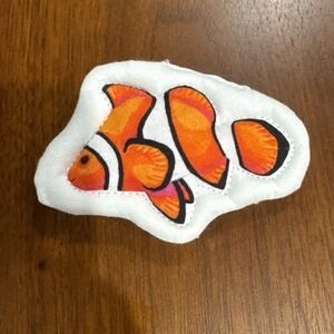 Lovevery Quilted Critter Pockets Matching Toy Clown Fish Replacement Piece Only